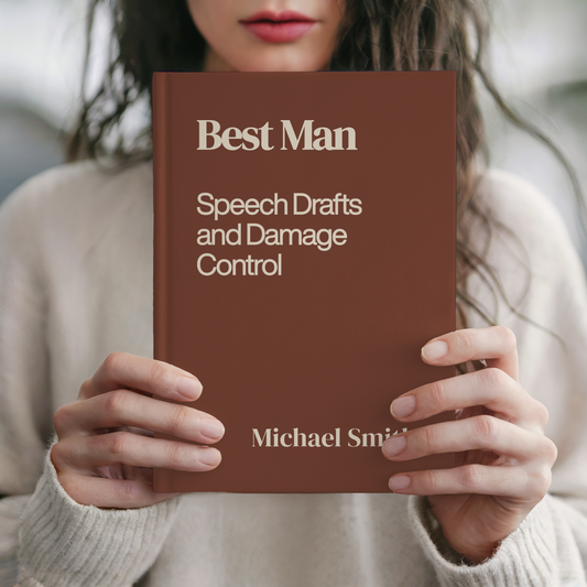 Personalized Best Man Wedding Journal Custom Groomsman Gift Speech Writing Notebook Funny Wedding Party Keepsake