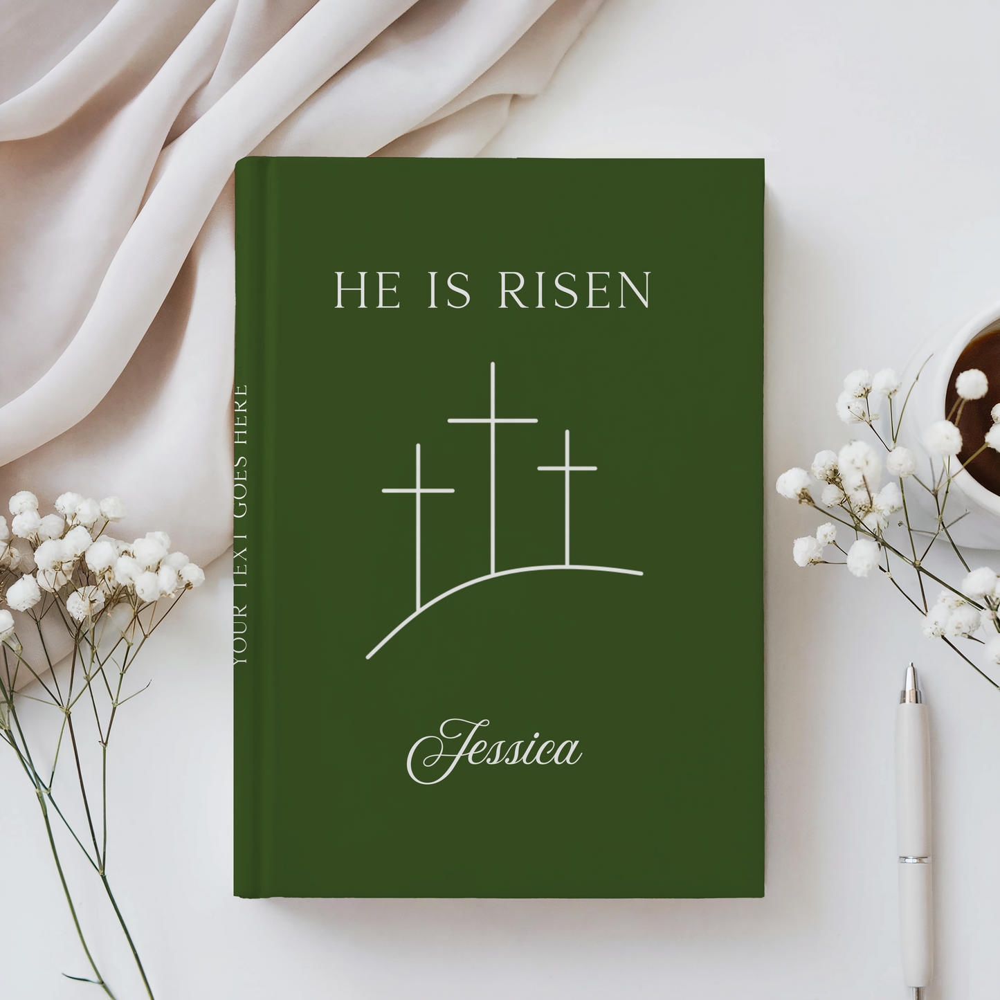 Personalized Prayer Journal for Christian Mom Easter Gift Bible Study Journal Faith Notebook Christian Gift for Mom Mothers Day Gift