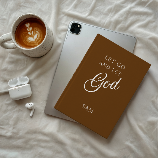 Personalized Christian Gift Husband Father Dad Son Prayer Journal Custom Name Faith Notebook Devotional Journal Religious Gift