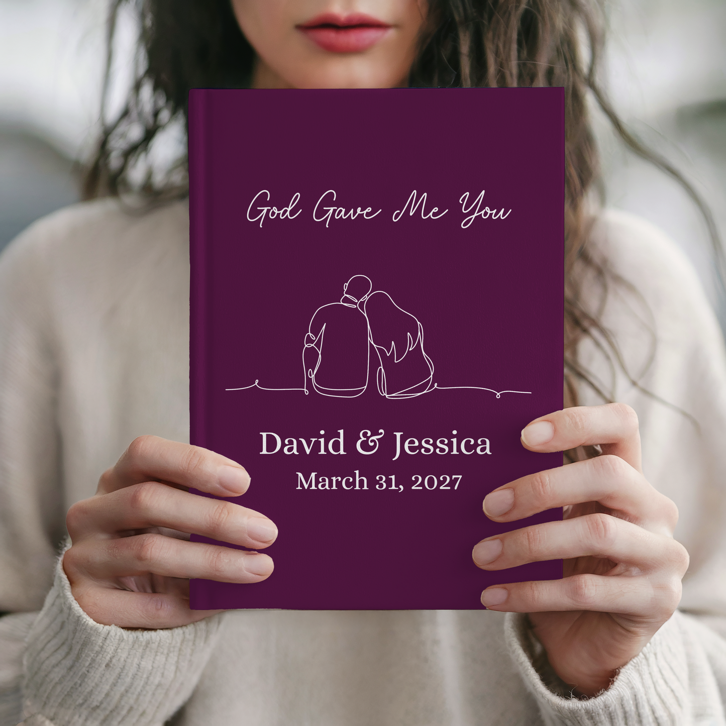 Christian Couple Journal - Personalized Wedding & Anniversary Gift