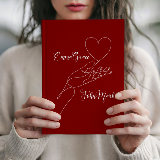 Custom Hardcover Journal - Unique Sketch Design Notebook