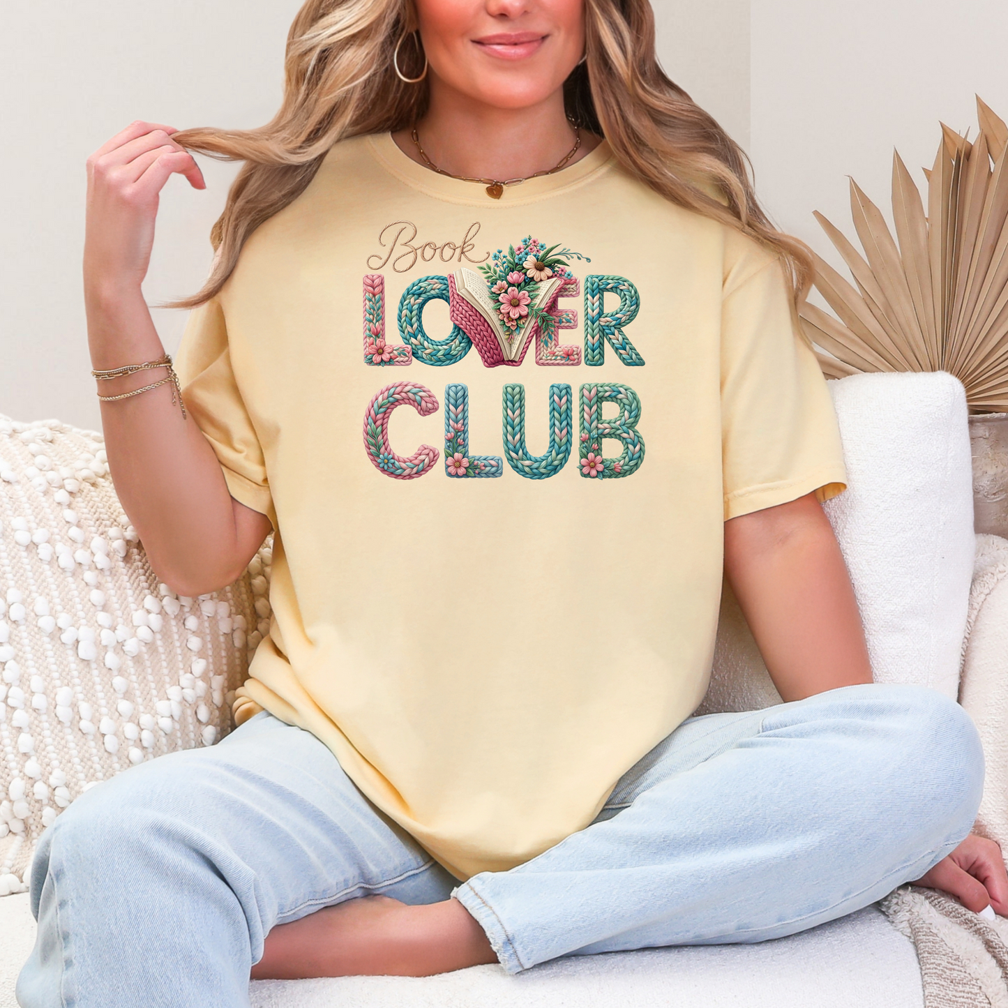 Book Lover Shirt Comfort Colors Floral Book Lover Tee Printed Design Not Embroidered Reader Gift Book Club Shirt Gift for Women