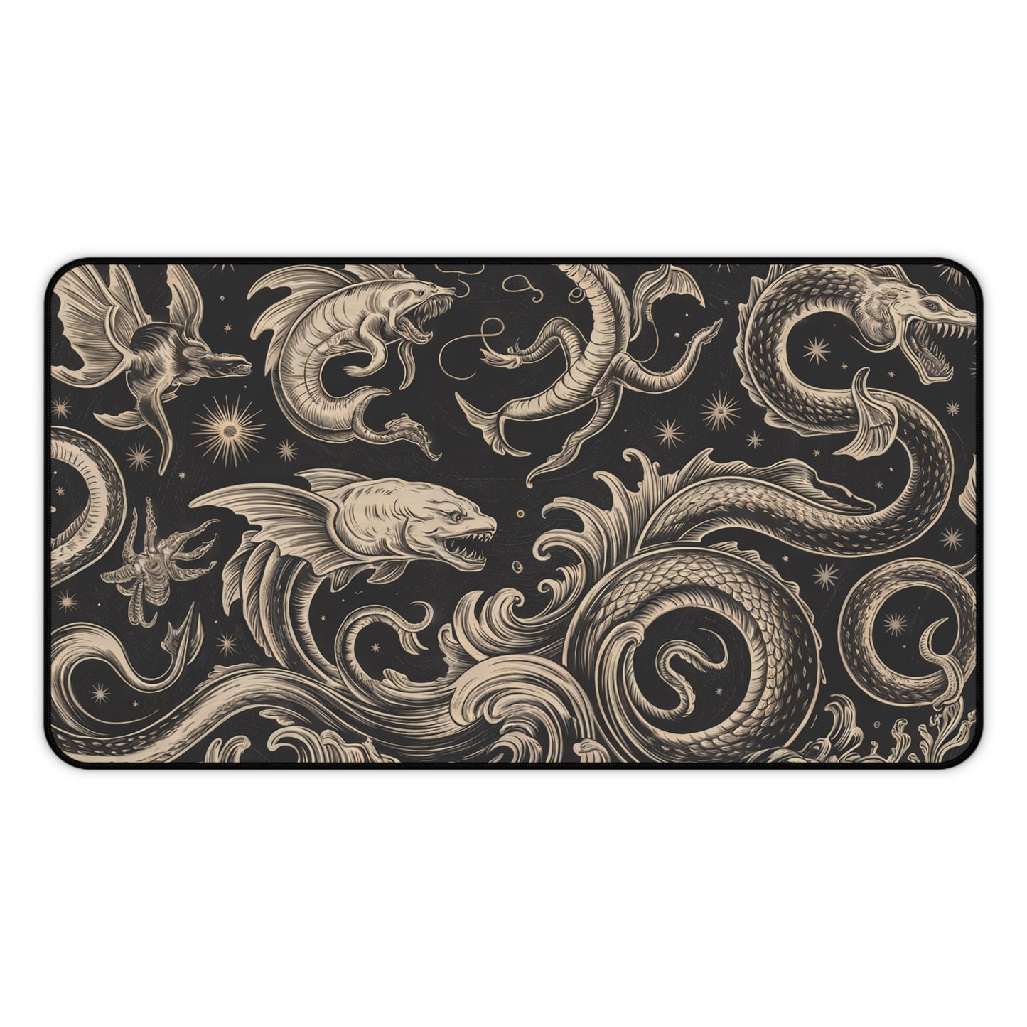 Artistic Dragon Desk Mat - Fantasy Gaming Desk Pad