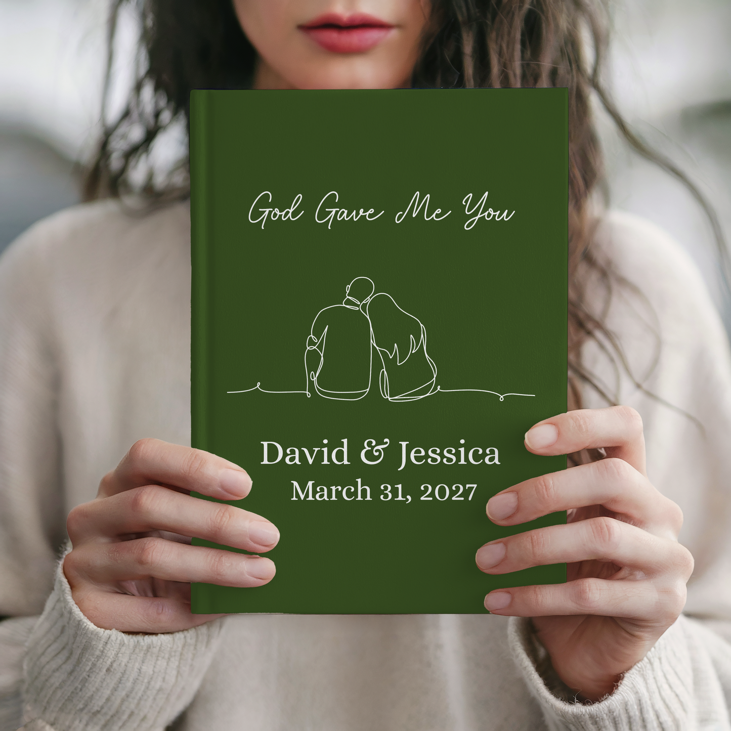 Christian Couple Journal - Personalized Wedding & Anniversary Gift
