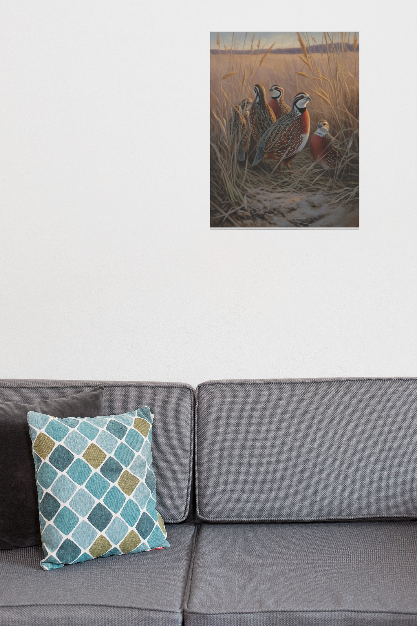 Quail Bird Lover Matte Vertical Poster — Quail Wall Art for Nature Lovers