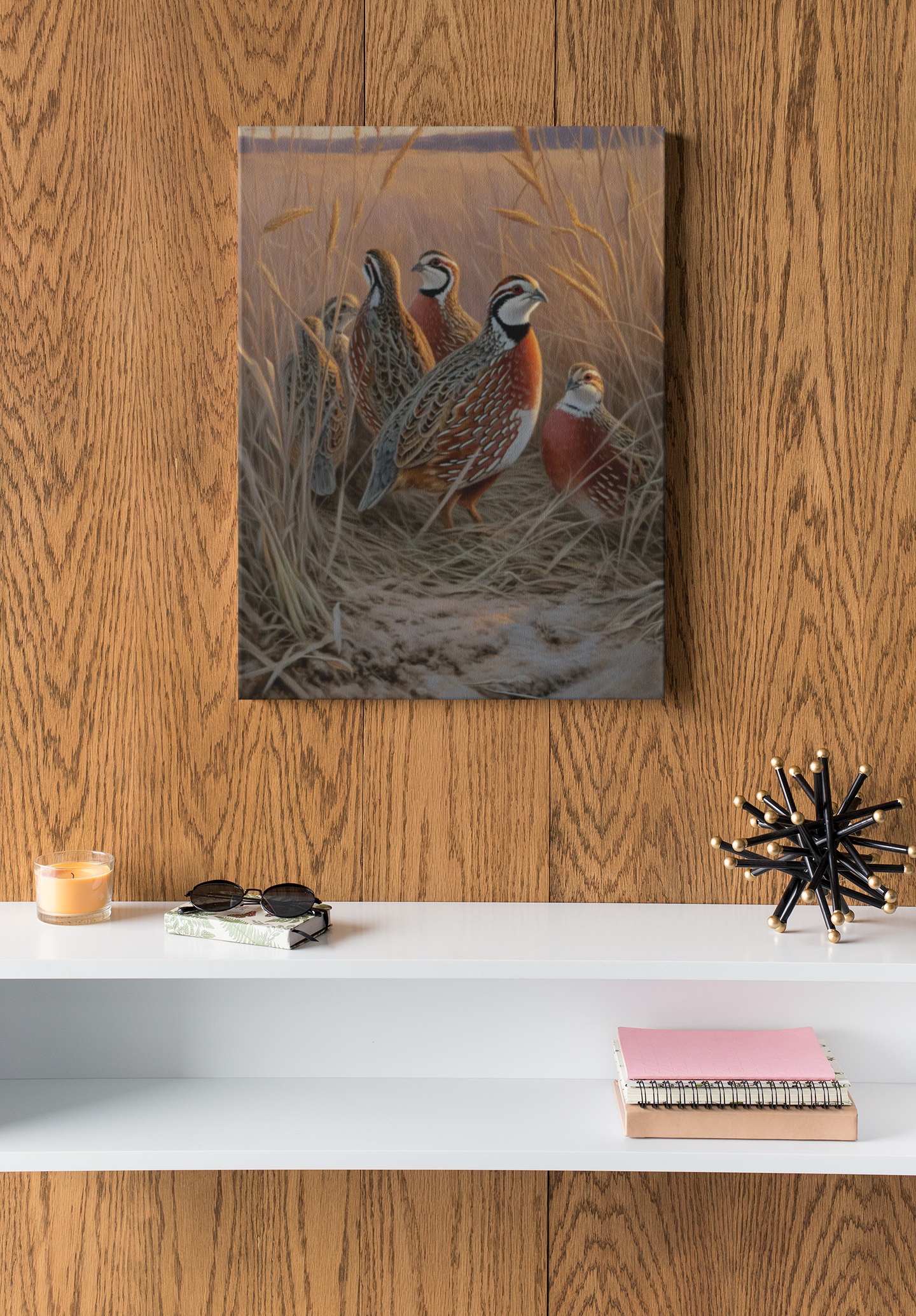 Quail Bird Lover Matte Vertical Poster — Quail Wall Art for Nature Lovers