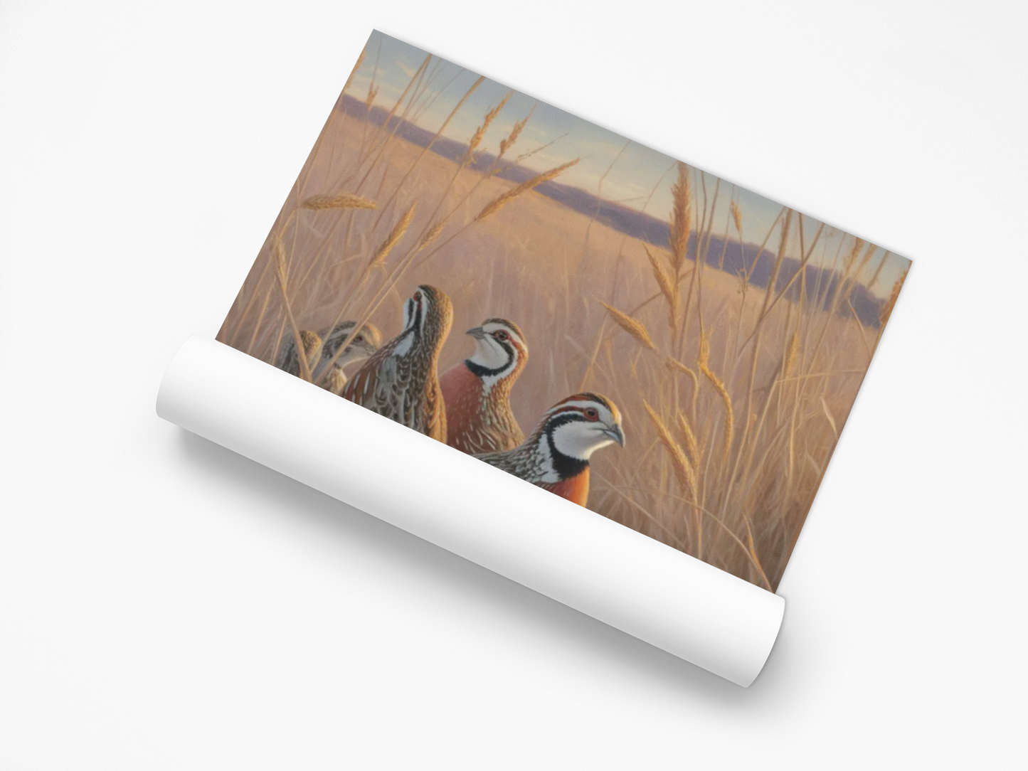 Quail Bird Lover Matte Vertical Poster — Quail Wall Art for Nature Lovers