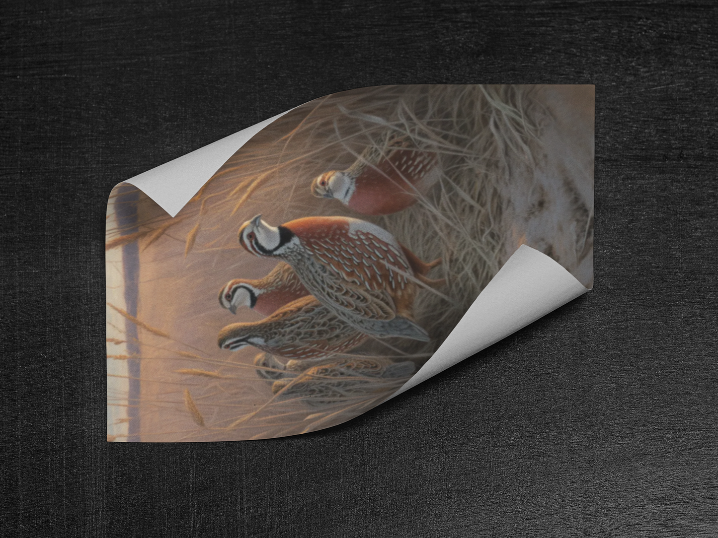 Quail Bird Lover Matte Vertical Poster — Quail Wall Art for Nature Lovers