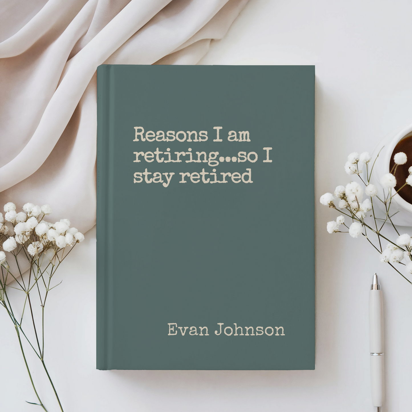 Personalized Teacher Retirement Gift, Principal Retirement Gift, BFF Gift, Custom Journal, Hardcover Notebook