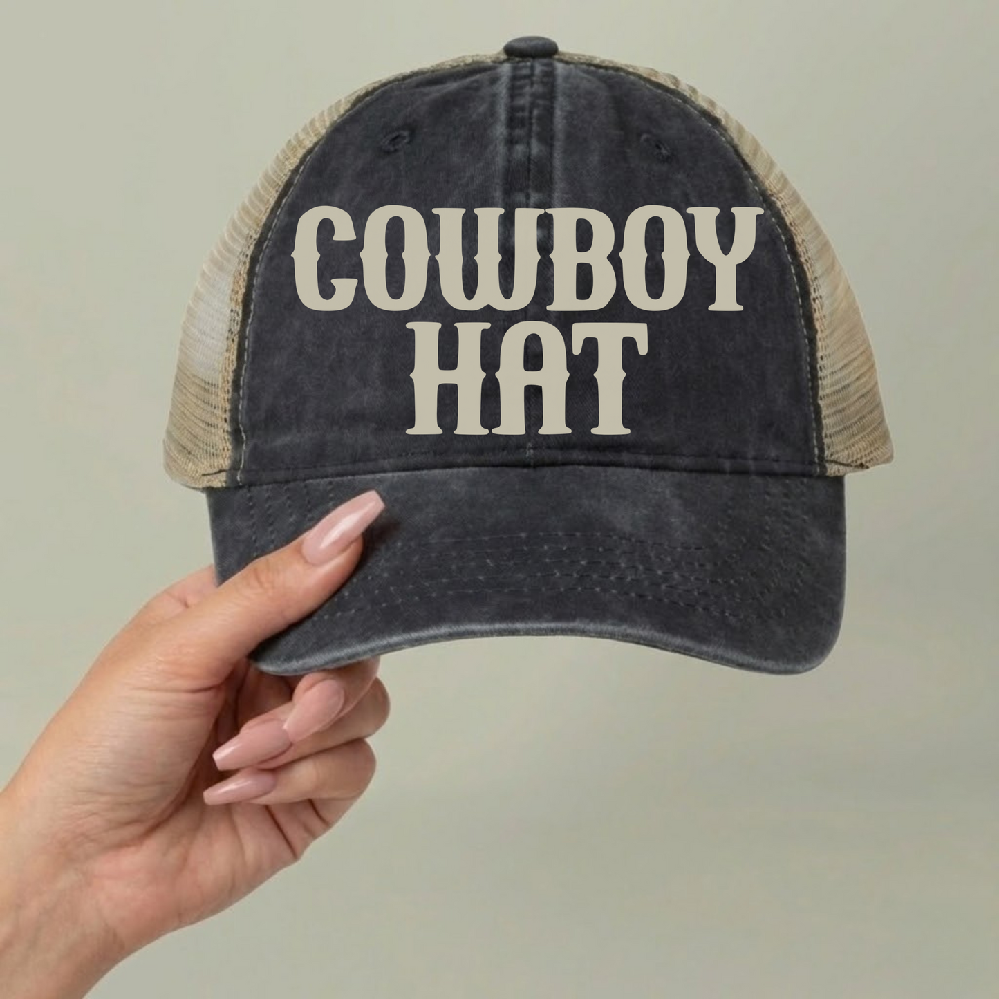 Western Trucker Hat for Women Ponytail Cap Country Mom Gift Feral Farm Life Cowgirl Hunting Homestead Hat