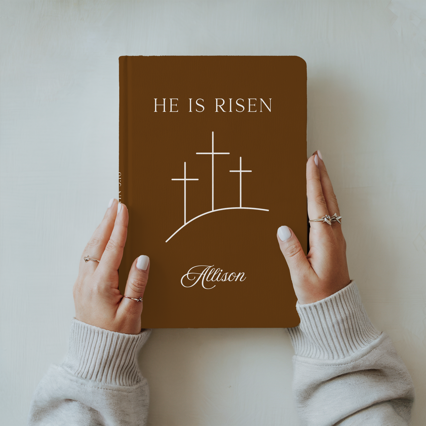 Personalized Prayer Journal for Christian Mom Easter Gift Bible Study Journal Faith Notebook Christian Gift for Mom Mothers Day Gift