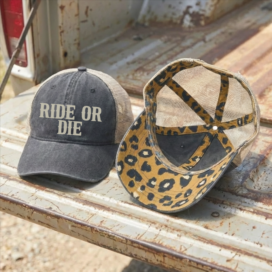Western Trucker Hat for Women Ponytail Cap Country Mom Gift Feral Farm Life Cowgirl Hunting Homestead Hat
