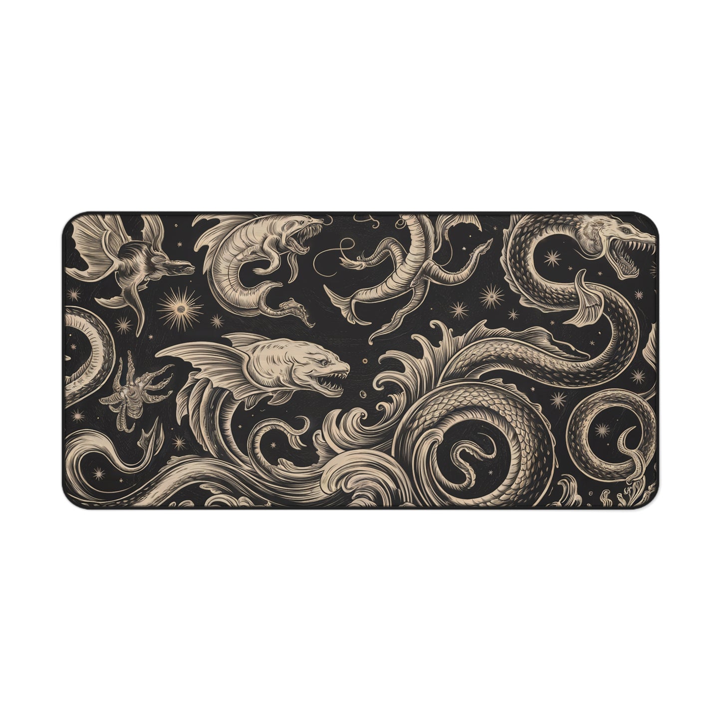 Artistic Dragon Desk Mat - Fantasy Gaming Desk Pad