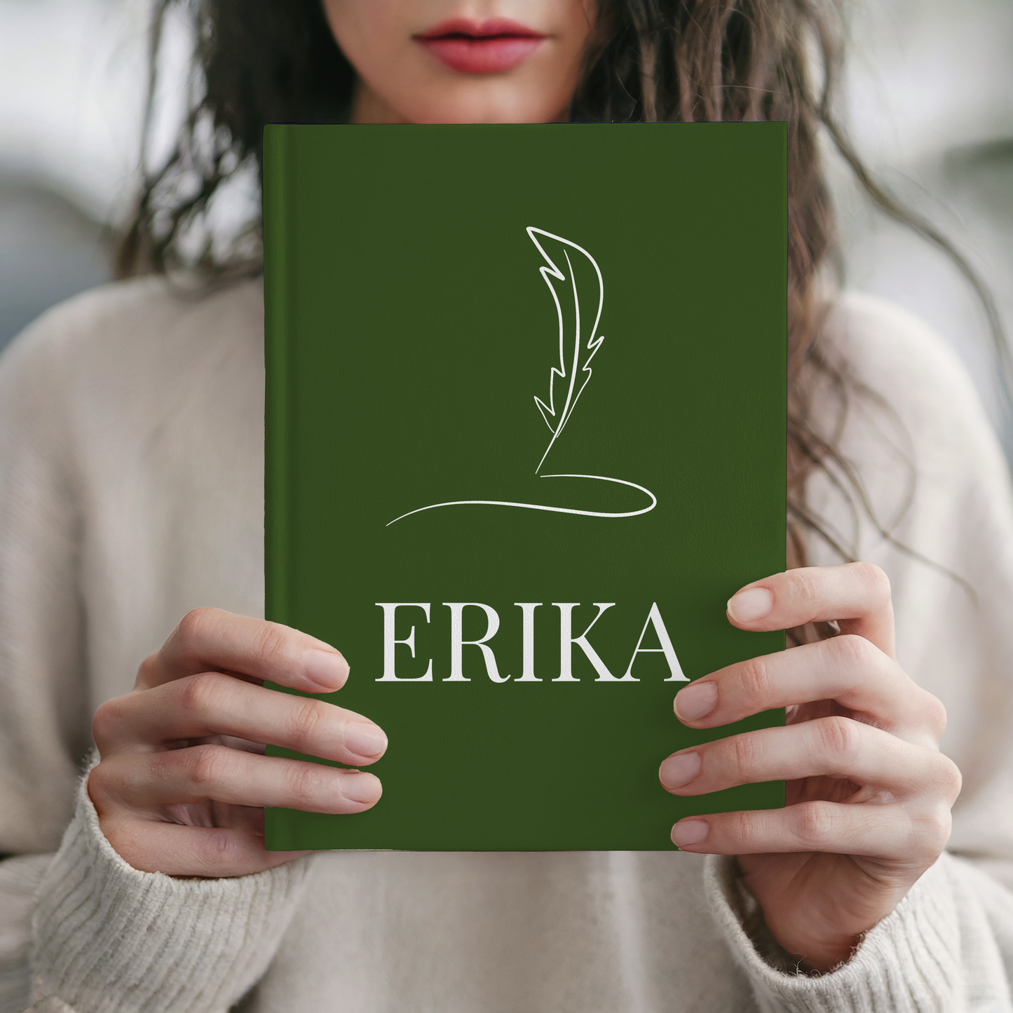 Custom Matte Hardcover Journal, Personal Writing Notebook, Unique Gifts for Writers, Artistic Journal, Lined Writing Journal, Handmade