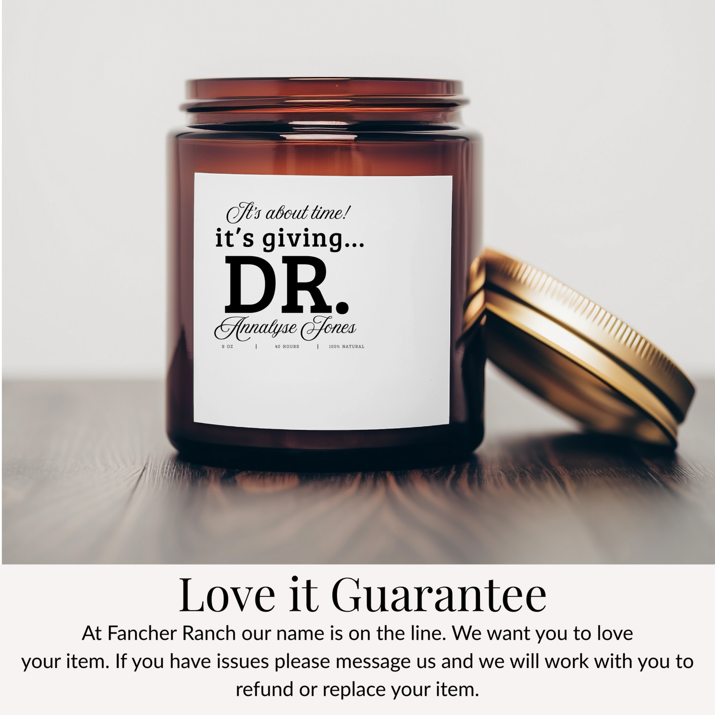 PhD Graduation Gift Candle Its Giving Dr Doctorate Graduation Gift for New Doctor Minimalist Grad Party Gift for Her or Him
