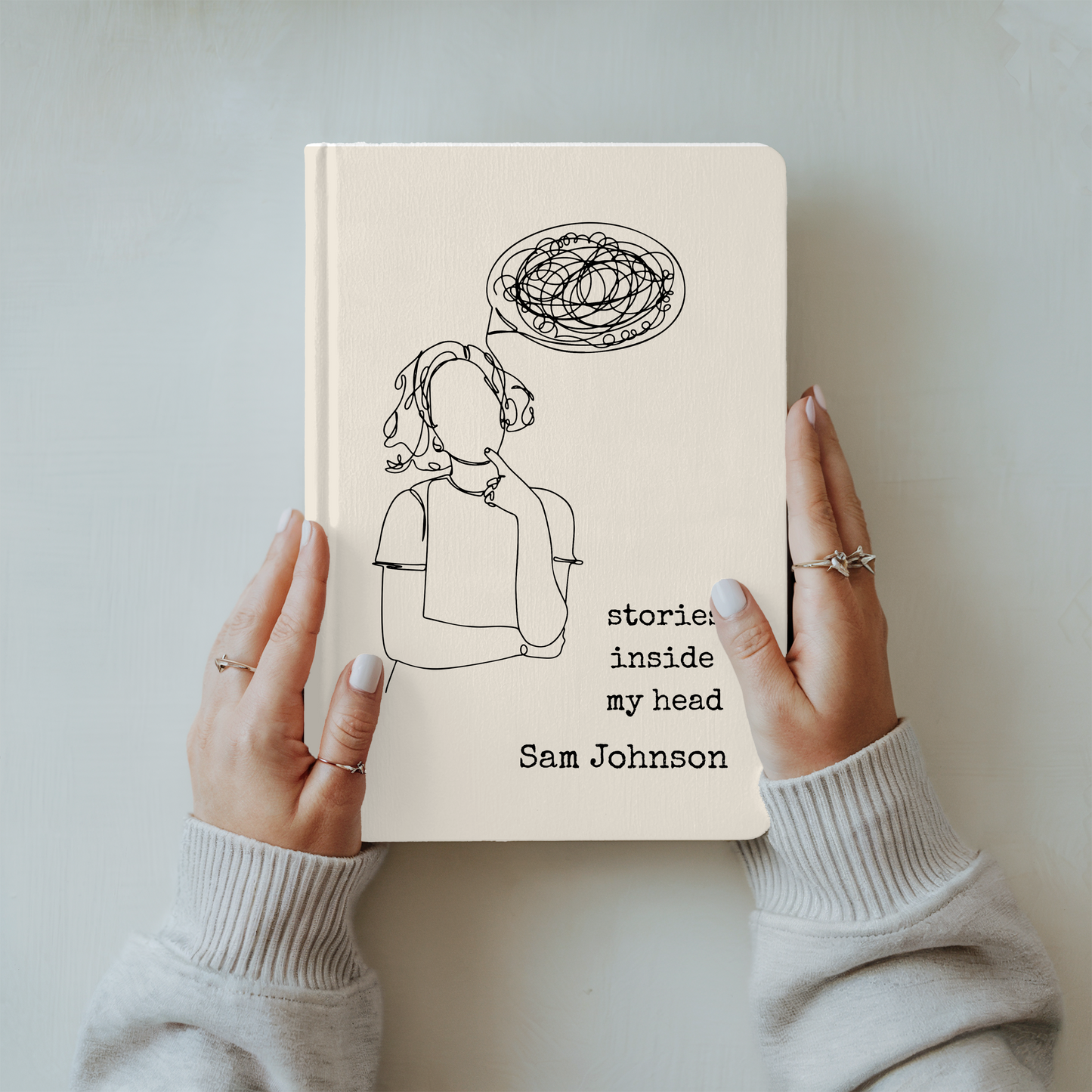 Custom Matte Hardcover Journal - Personalized Lined Notebook