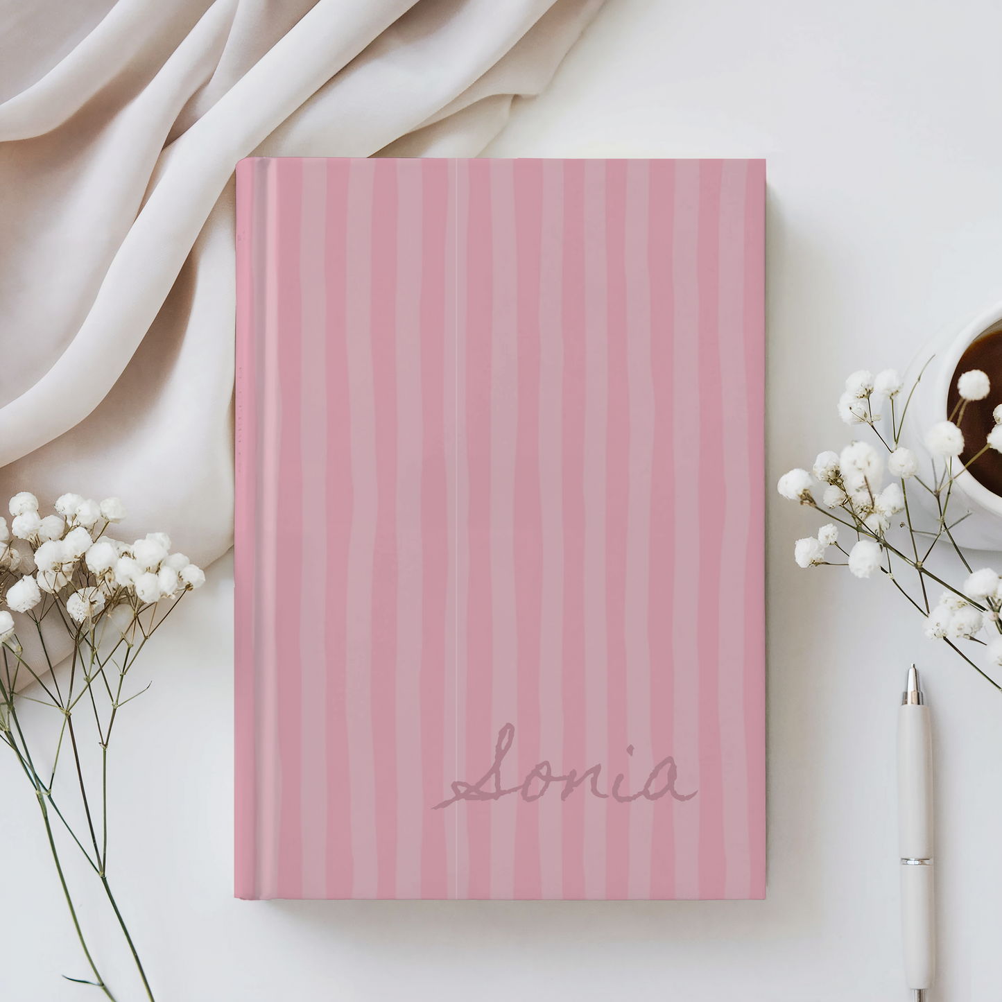 13th Birthday Journal Personalized Teen Memory Book Custom Name Gift for Girl