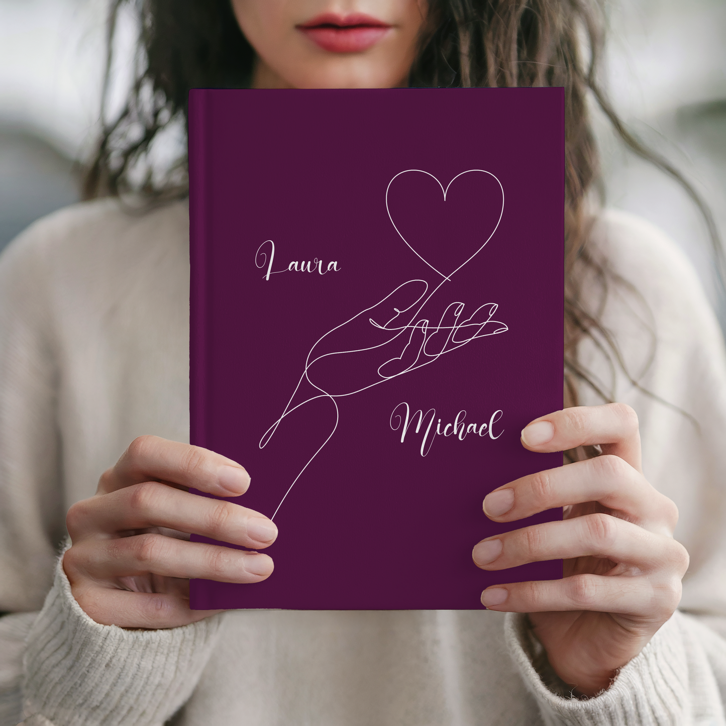 Custom Hardcover Journal - Unique Sketch Design Notebook