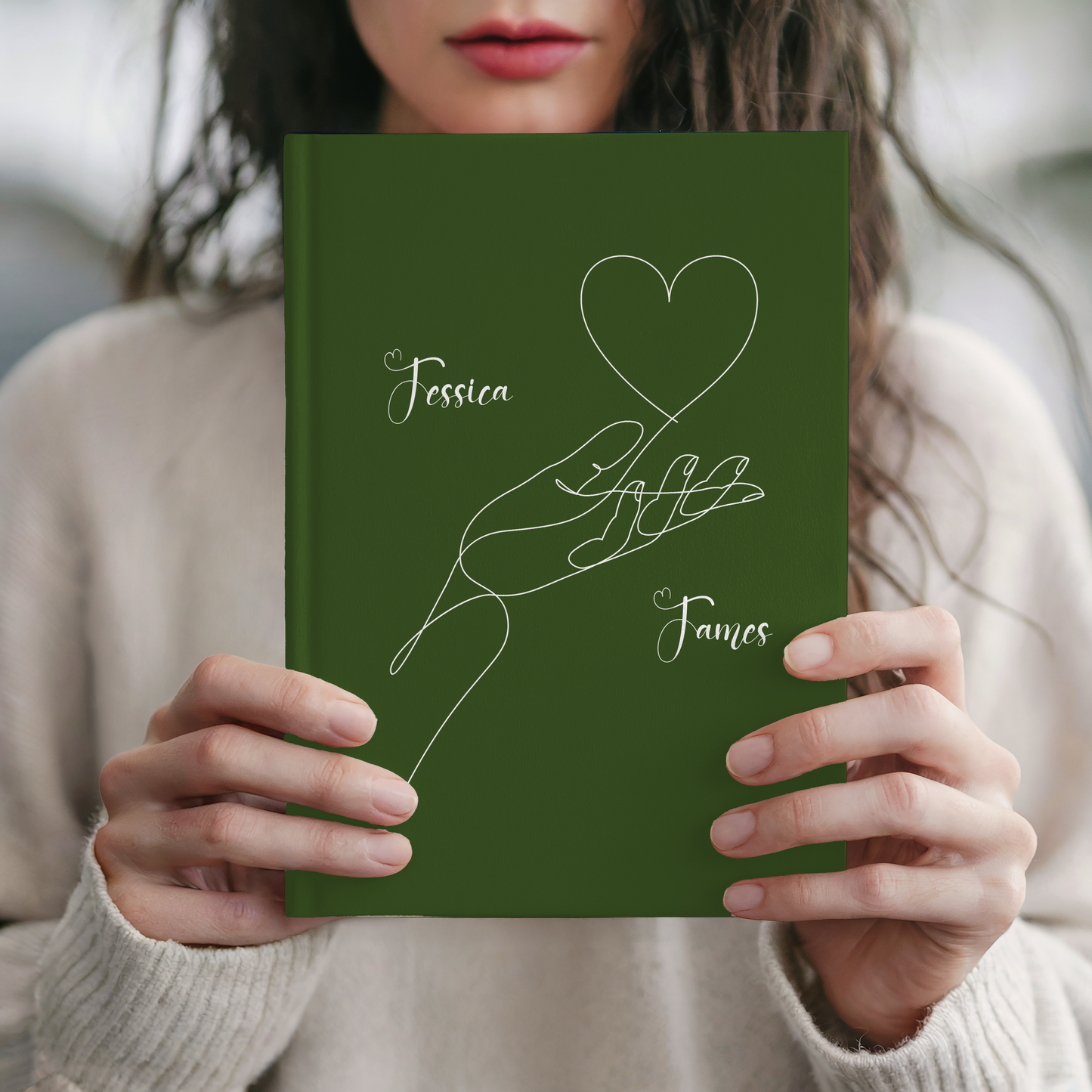 Custom Hardcover Journal - Unique Sketch Design Notebook