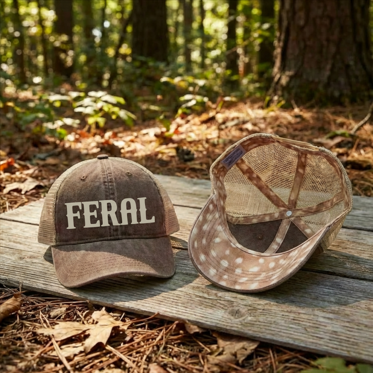 Western Trucker Hat for Women Ponytail Cap Country Mom Gift Feral Farm Life Cowgirl Hunting Homestead Hat