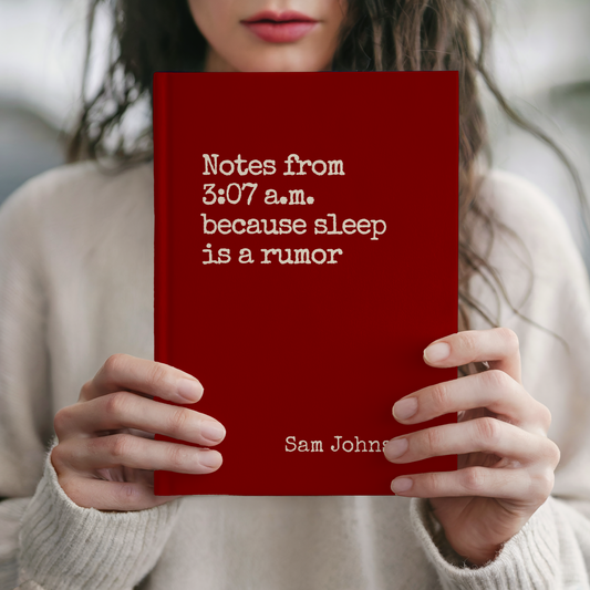 Personalized Funny Mental Health Journal Late Night Thoughts Notebook Insomnia Anxiety Gift for Women