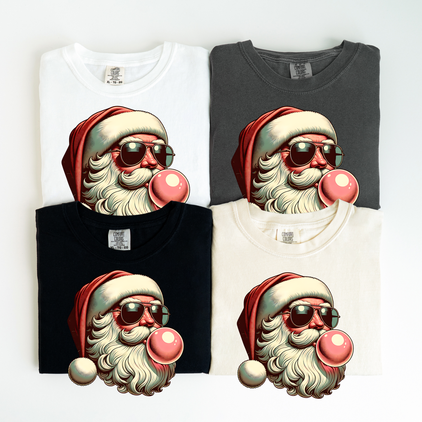 Christmas in July Shirt Funny Santa Shirt Thrifted Style Santa Tee Retro Santa Shirt Summer Christmas Shirt Comfort Colors Graphic Te