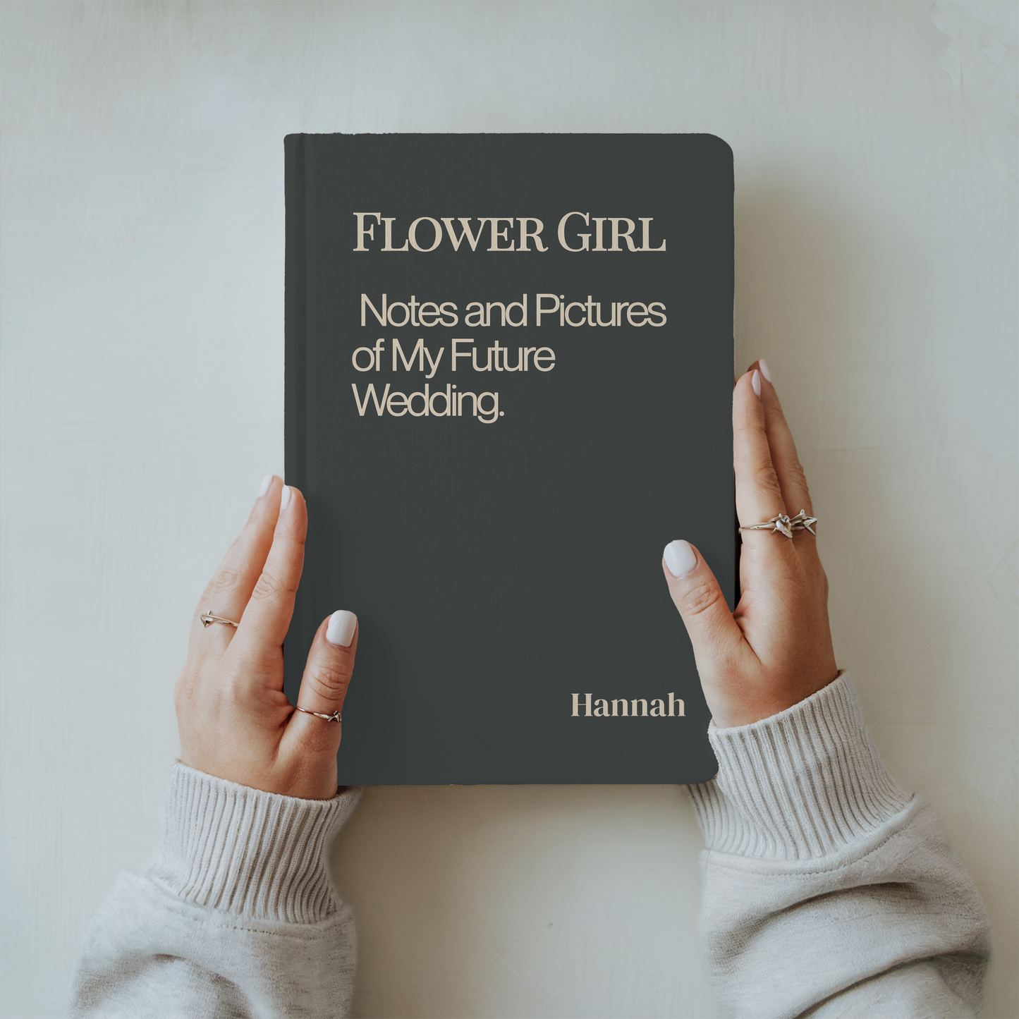 Flower Girl Journal Personalized Wedding Gift for Flower Girl Wedding Activity Book for Kids Flower Girl Proposal Gift Custom Name Journal