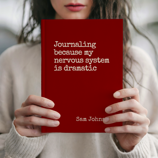 Personalized Funny Mental Health Journal Anxiety Self Care Notebook Gift ADHD/Austim Diary