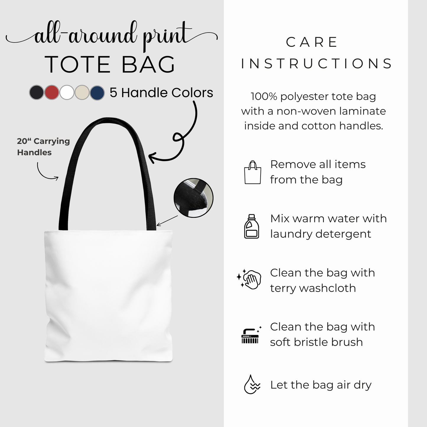 Personalized Wedding Tote Bag Bridal Party Gift Custom Name Bride Bridesmaid Maid of Honor Mother of the Bride Flower Girl