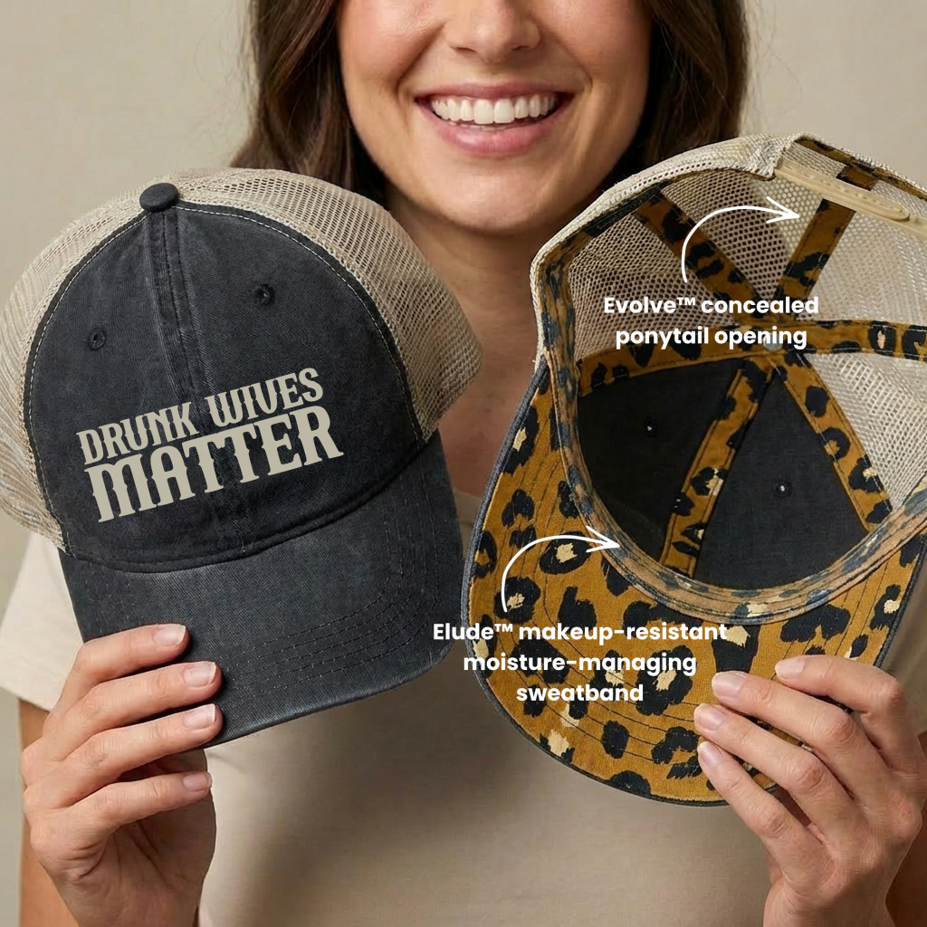 Western Trucker Hat for Women Ponytail Cap Country Mom Gift Feral Farm Life Cowgirl Hunting Homestead Hat
