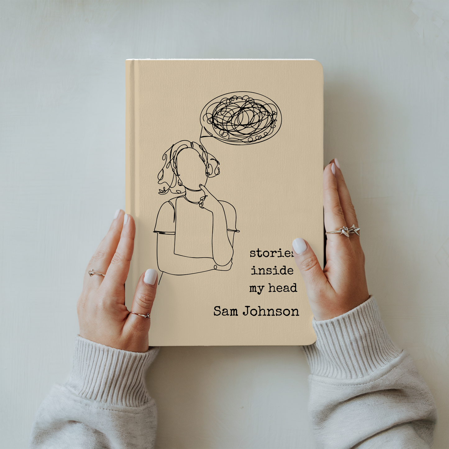 Custom Matte Hardcover Journal - Personalized Lined Notebook