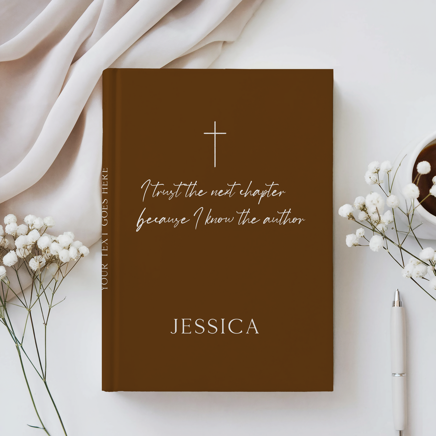 Prayer Journal for Mom Personalized Christian Journal Mothers Day Gift Bible Study Notebook Custom Faith Journal Gift for Christian Woman