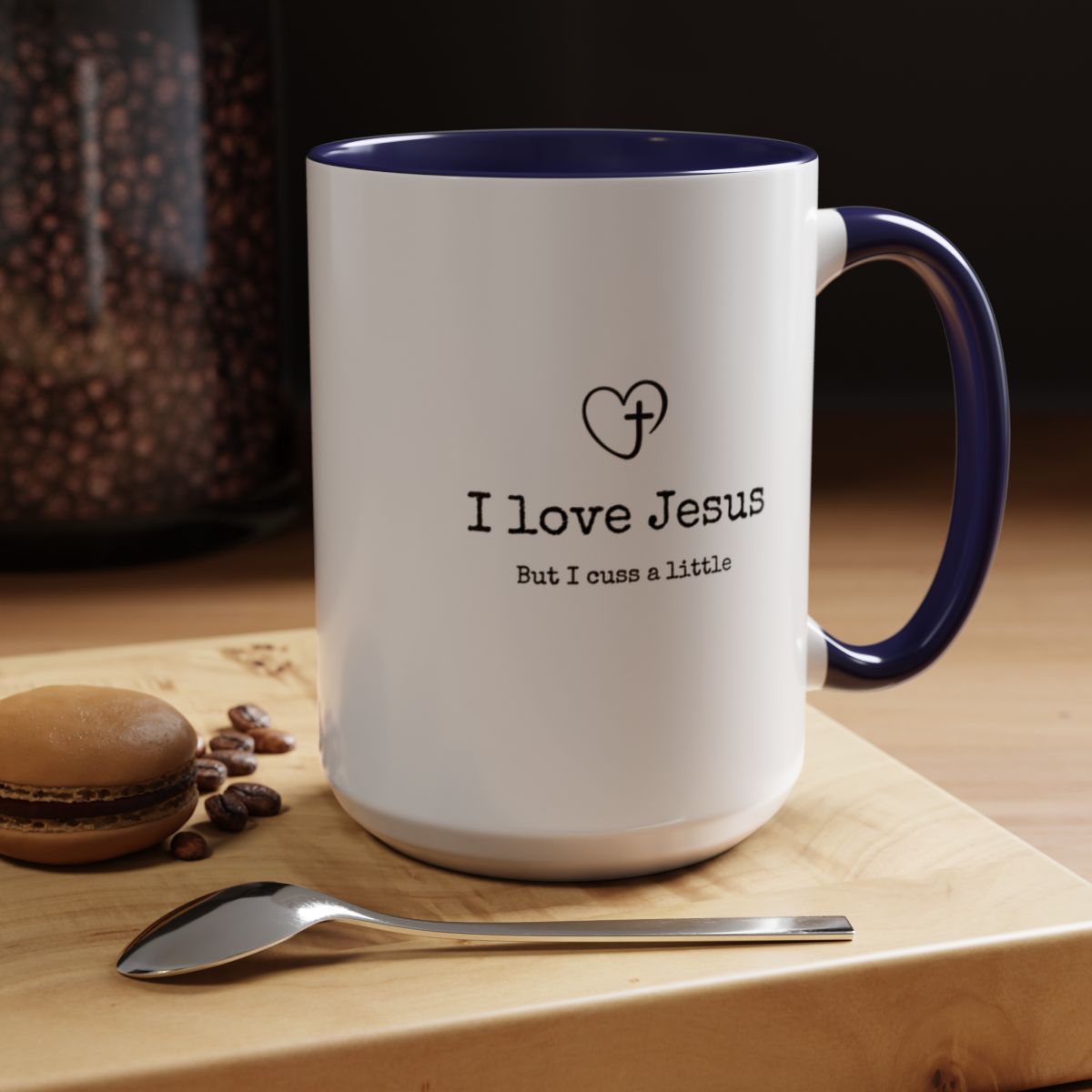 Personalized Christian Mug - Women Who Love Jesus and Cuss a Little