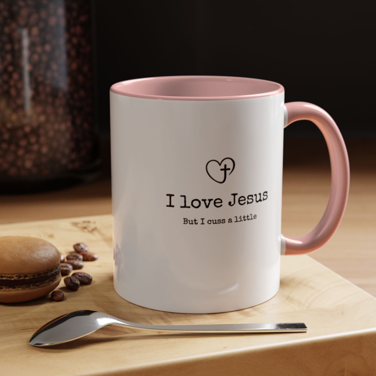 Personalized Christian Mug - Women Who Love Jesus and Cuss a Little