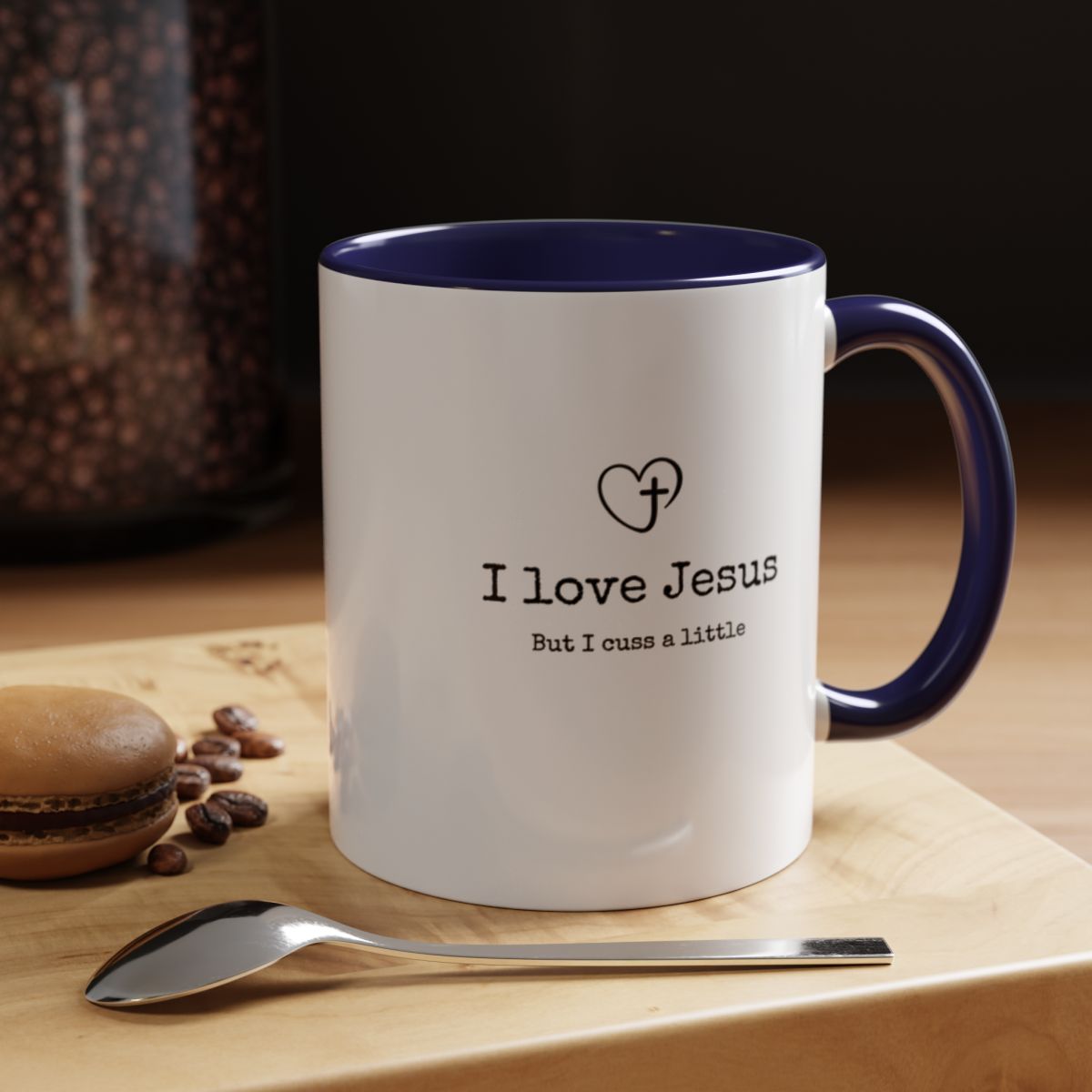 Personalized Christian Mug - Women Who Love Jesus and Cuss a Little