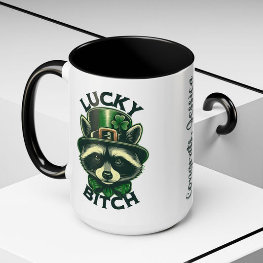 Personalized St Patricks Day Coworker Gift Funny Coffee Mug Custom Office Retirement Gift