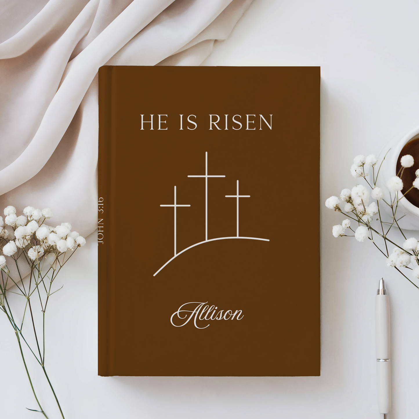 Personalized Prayer Journal for Christian Mom Easter Gift Bible Study Journal Faith Notebook Christian Gift for Mom Mothers Day Gift
