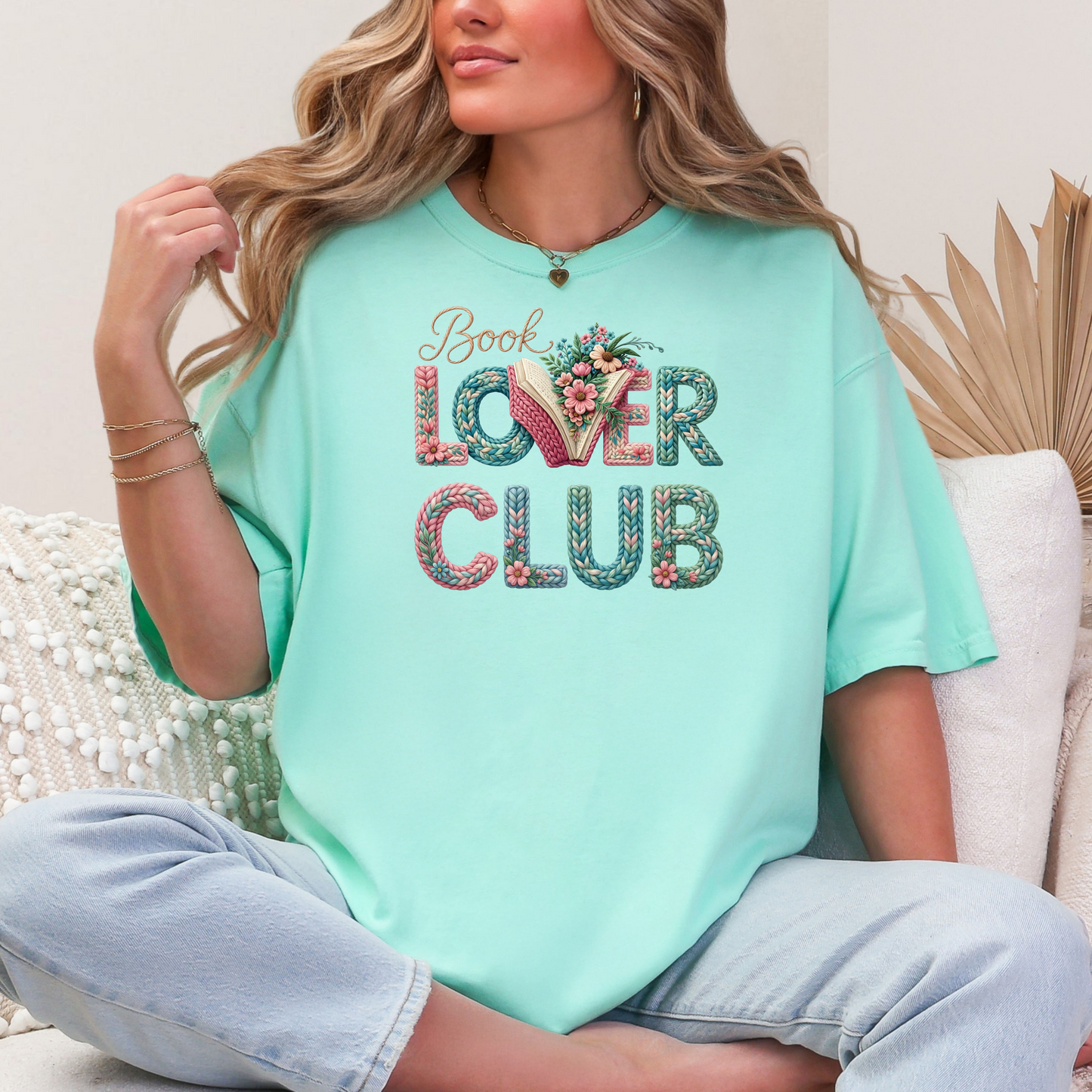 Book Lover Shirt Comfort Colors Floral Book Lover Tee Printed Design Not Embroidered Reader Gift Book Club Shirt Gift for Women