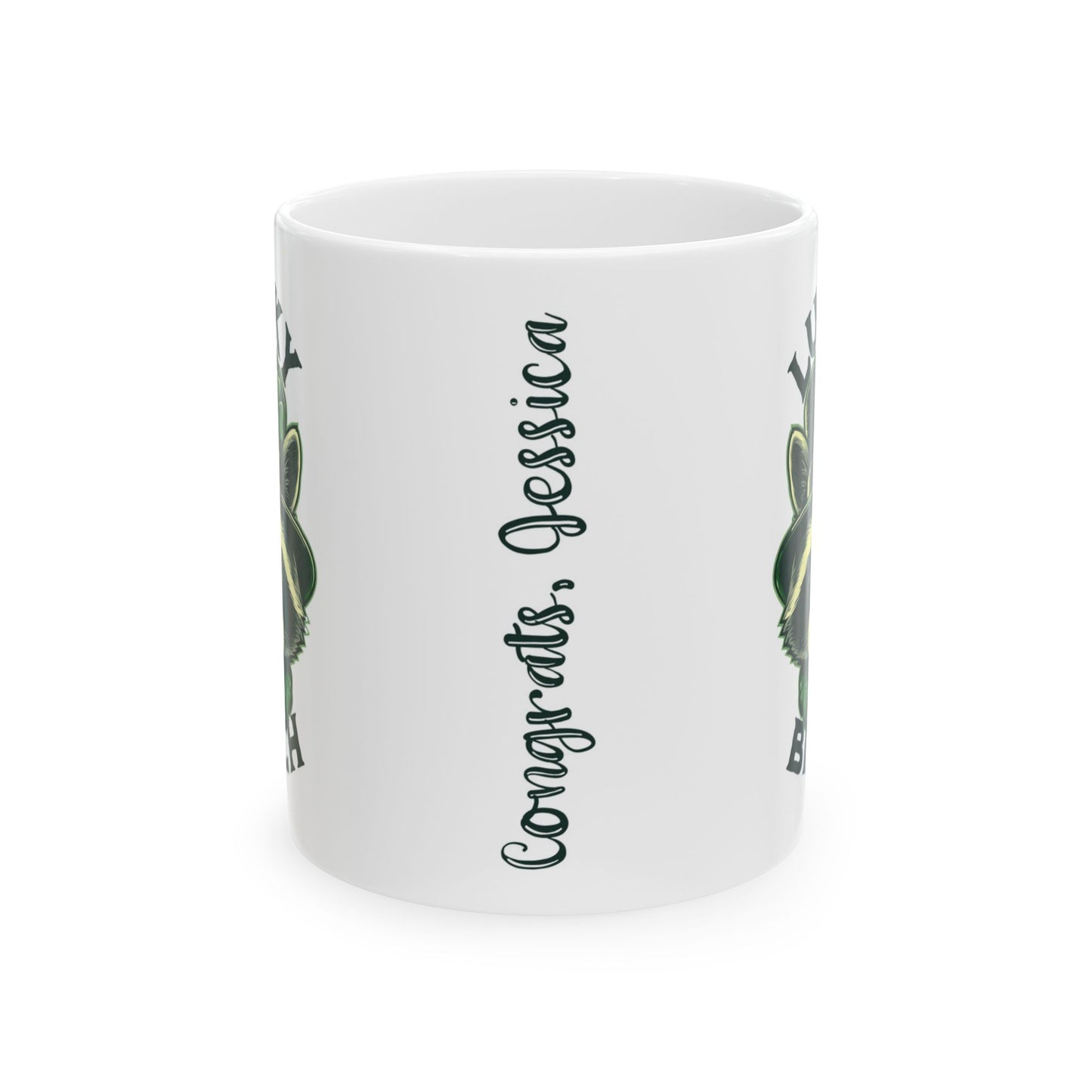 Personalized St Patricks Day Coworker Gift Funny Coffee Mug Custom Office Retirement Gift
