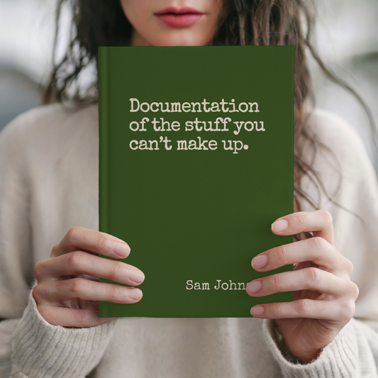 Funny Sarcastic Journal - Documentation of the Stuff You Can't Make Up