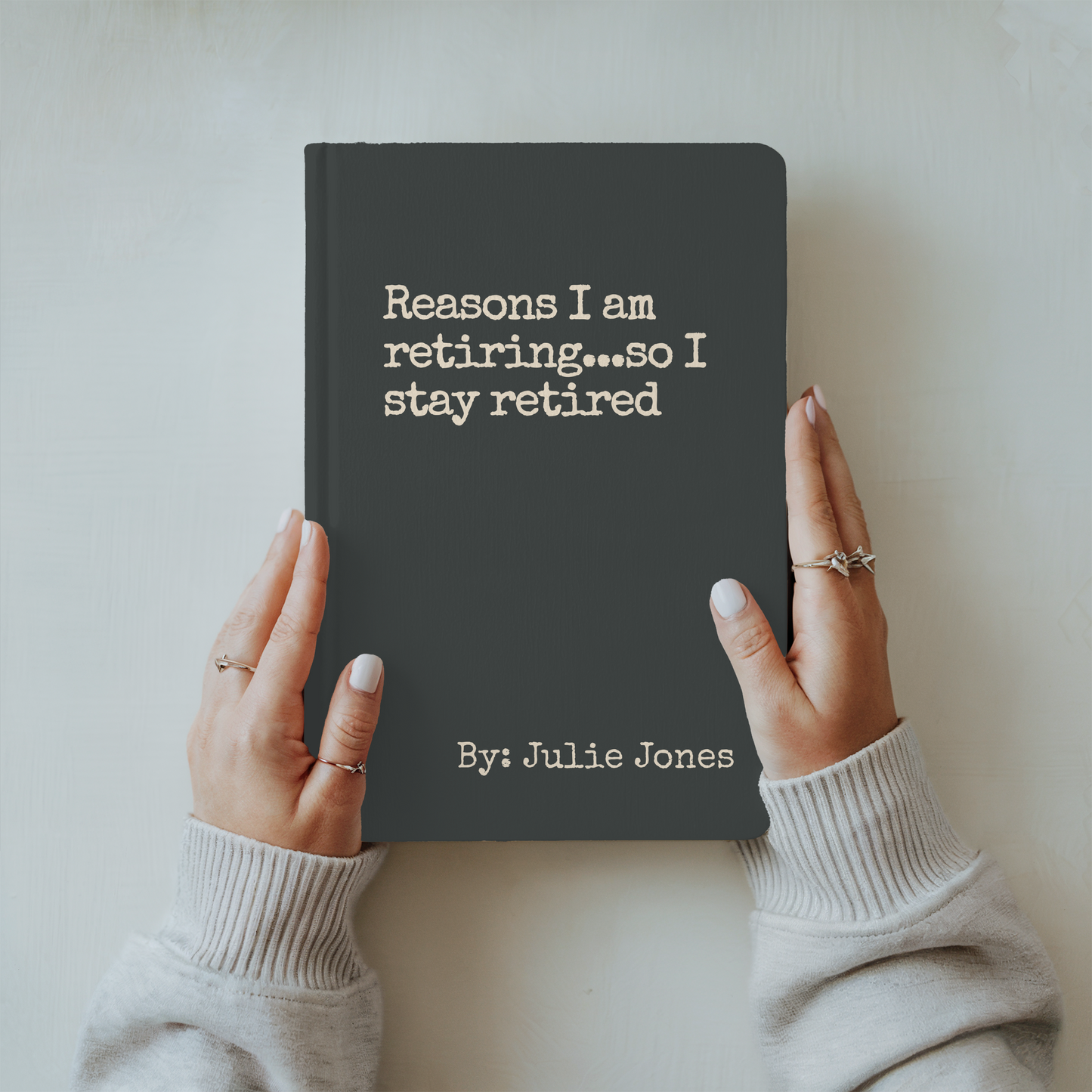 Personalized Teacher Retirement Gift, Principal Retirement Gift, BFF Gift, Custom Journal, Hardcover Notebook