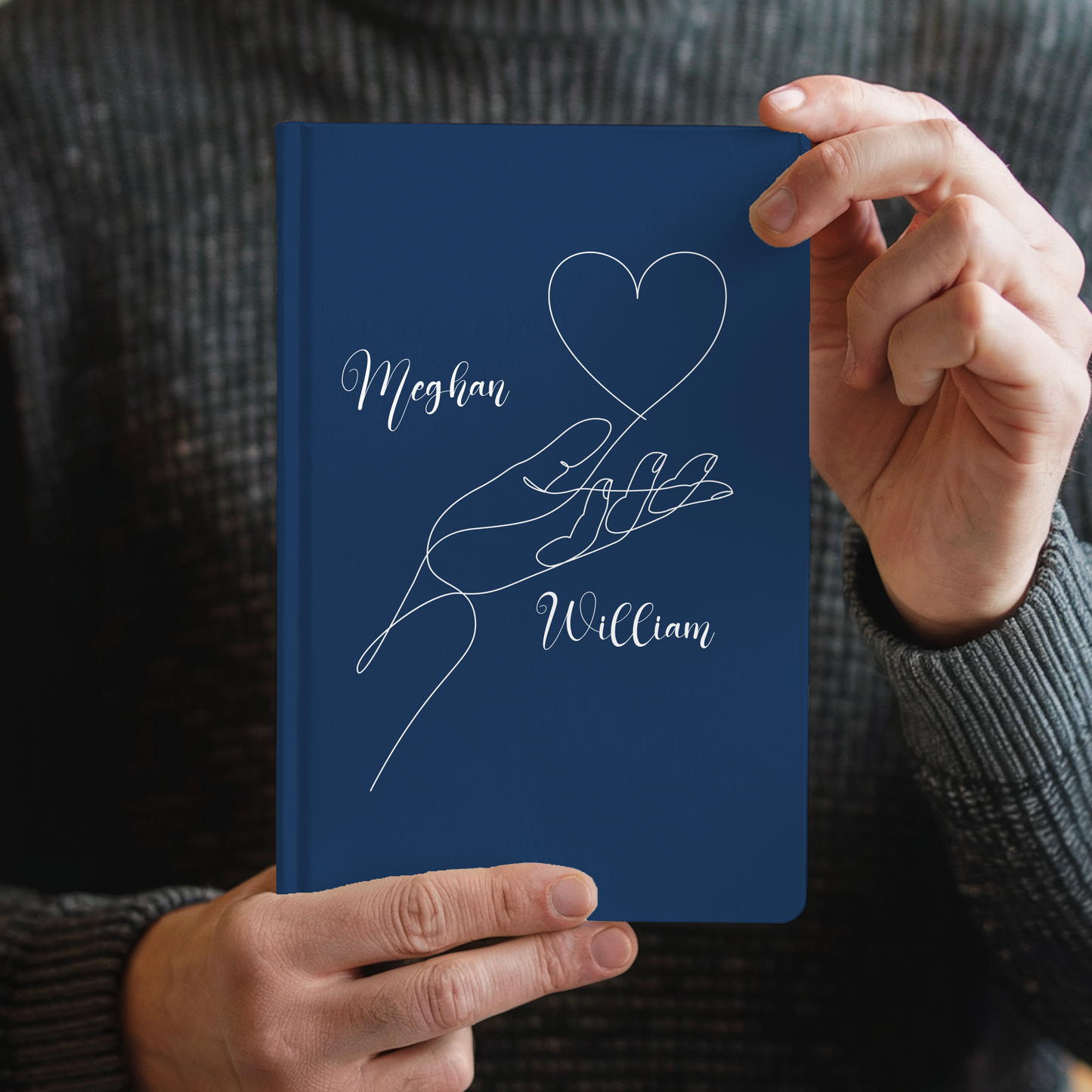 Custom Hardcover Journal - Unique Sketch Design Notebook