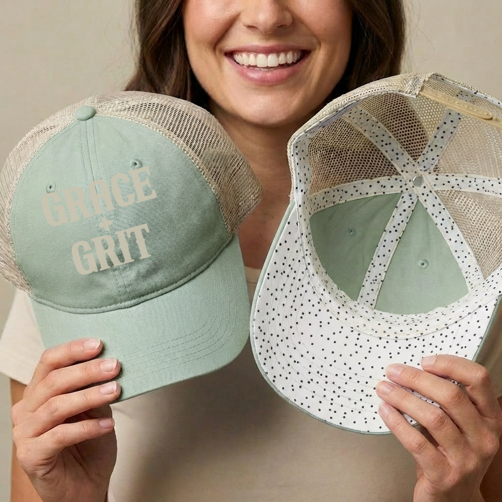 Western Cowgirl Trucker Hat Hide Your Crazy Not My First Rodeo Grace Grit Ponytail Hat Country Concert Hat Cowgirl Gift Ranch Girl Hat