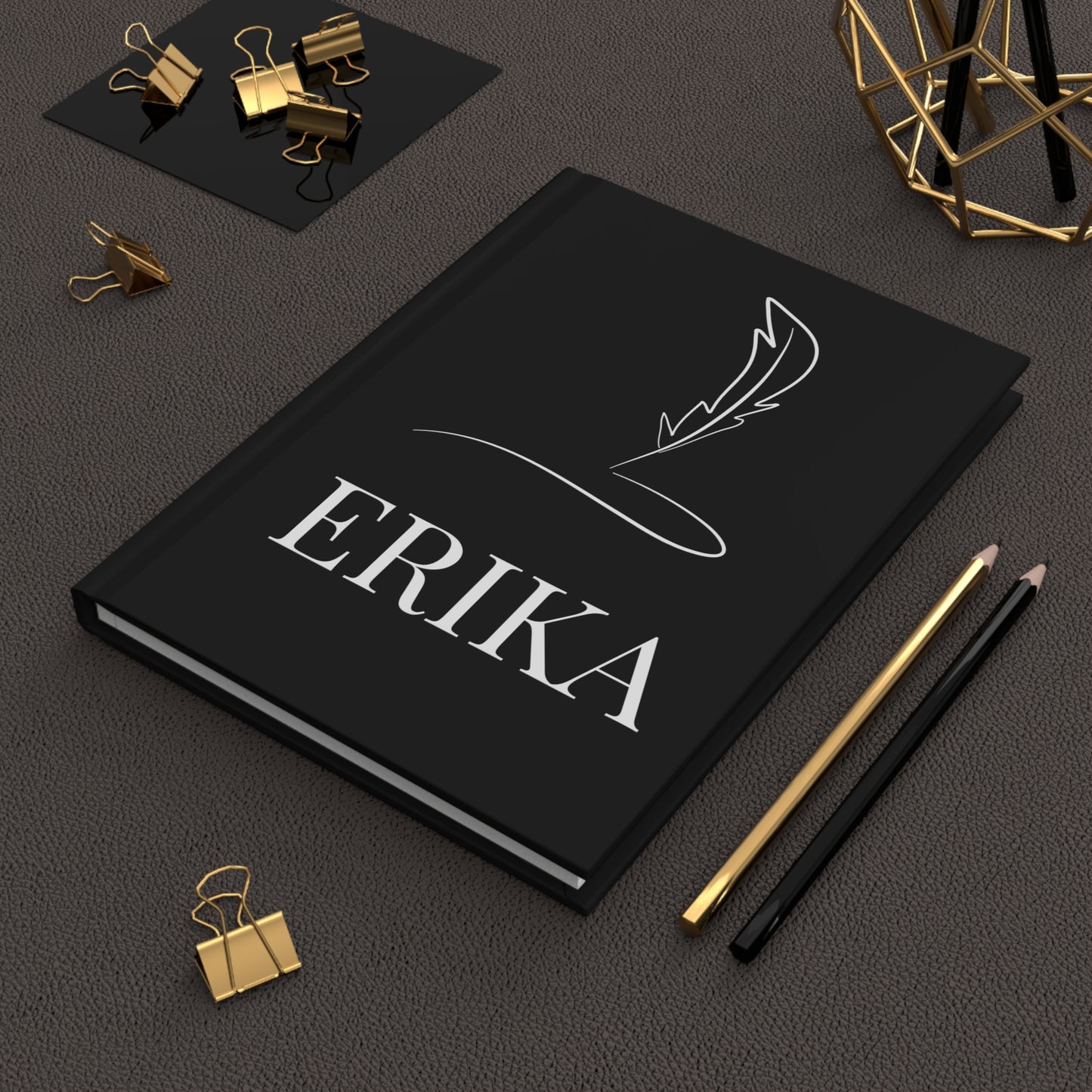 Custom Matte Hardcover Journal, Personal Writing Notebook, Unique Gifts for Writers, Artistic Journal, Lined Writing Journal, Handmade