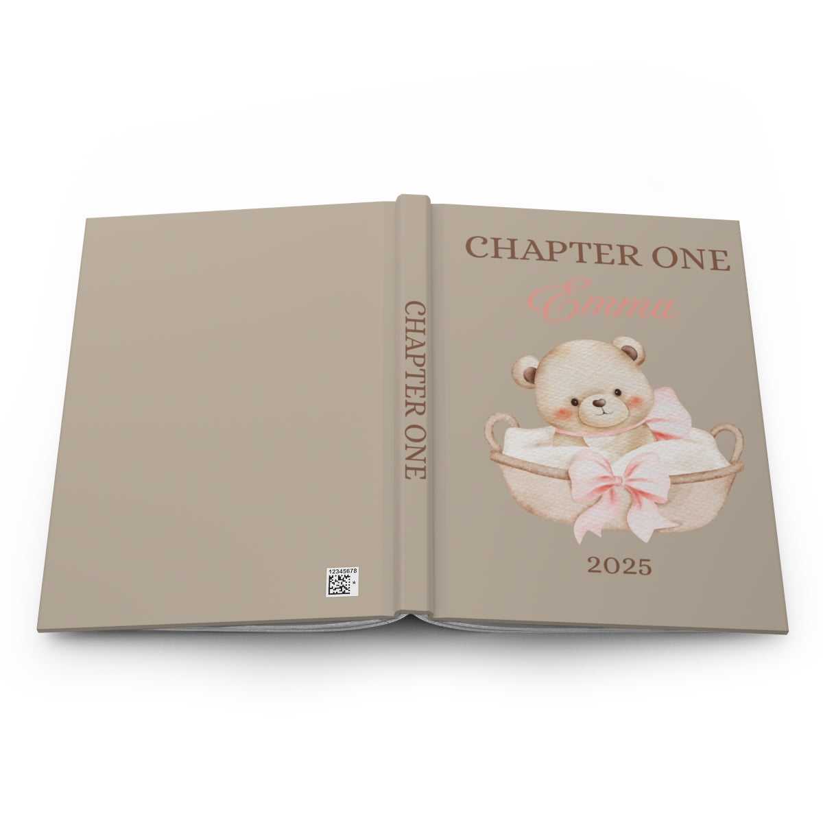 Custom Baby Journal, Personalized Baby Memory Book, New Mom Gift, First Year Keepsake, Baby Shower Guest Book Alternative