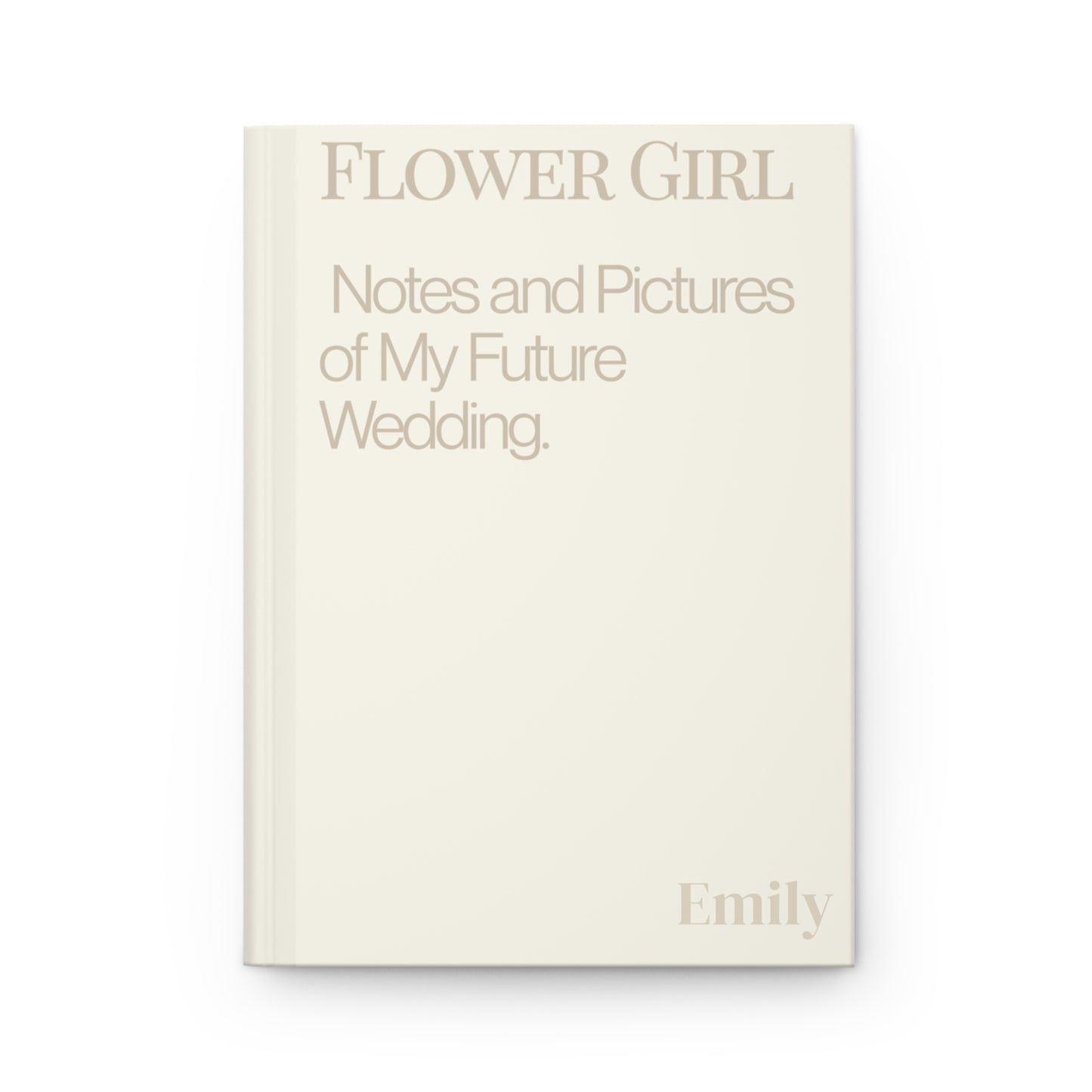 Flower Girl Journal Personalized Wedding Gift for Flower Girl Wedding Activity Book for Kids Flower Girl Proposal Gift Custom Name Journal