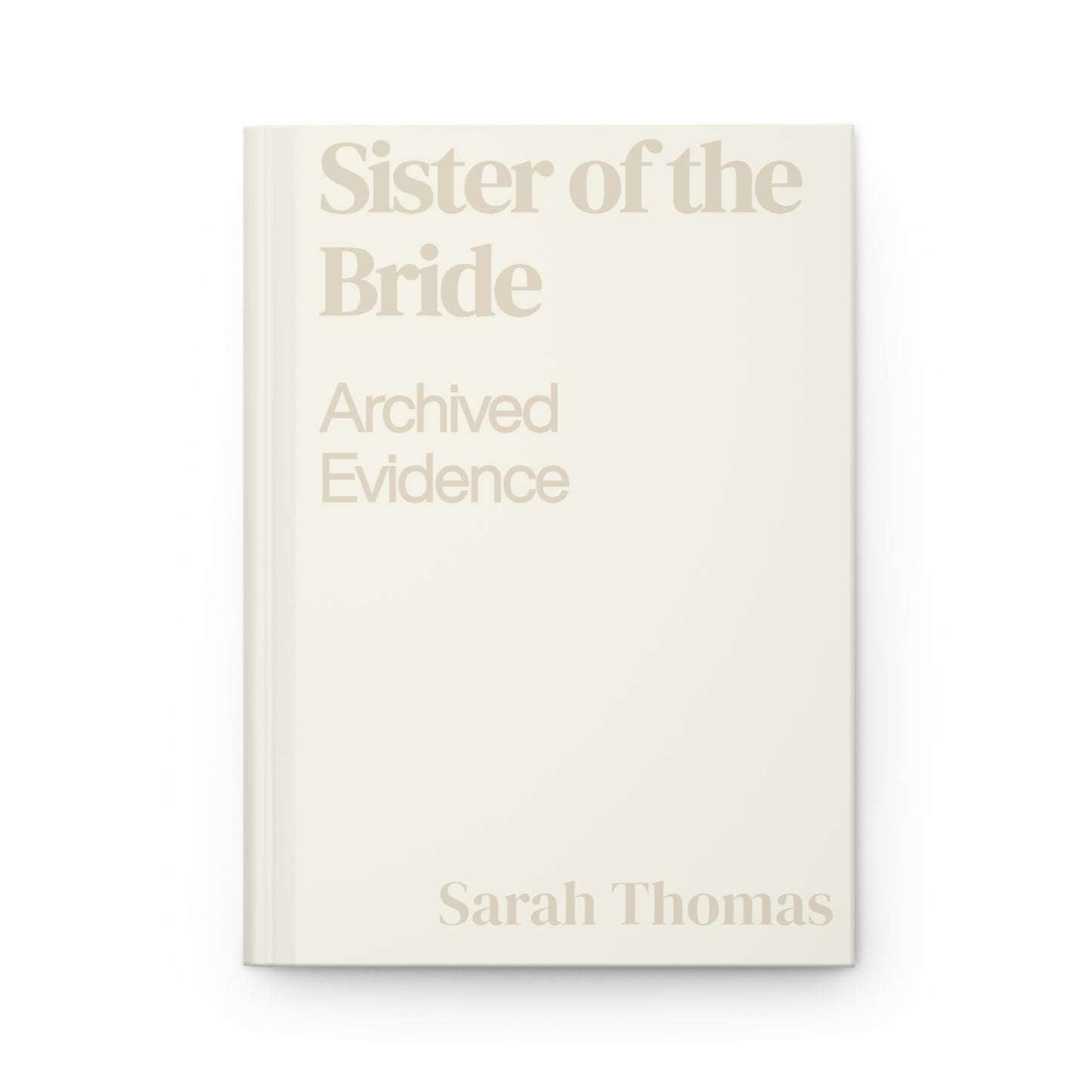 Personalized Sister of the Bride Journal Custom Wedding Gift for Sister Funny Bridal Party Notebook Keepsake