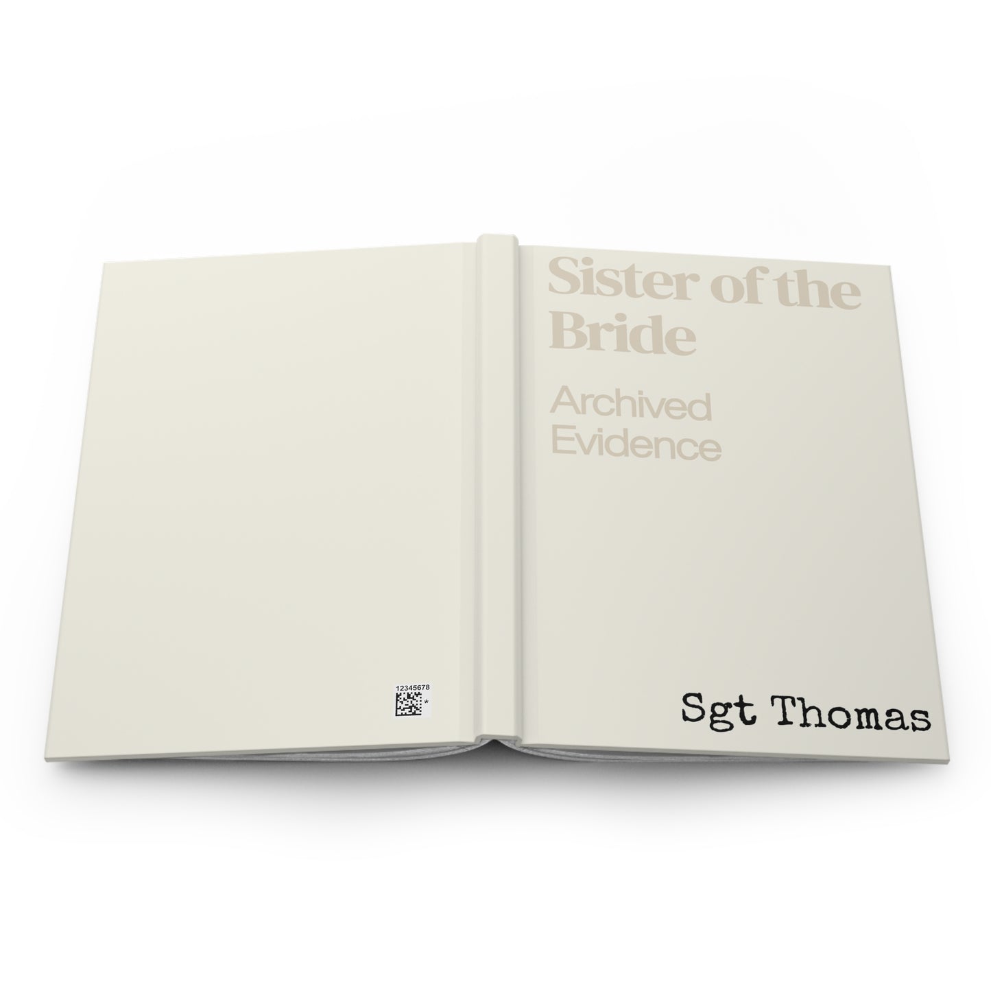 Personalized Sister of the Bride Journal Custom Wedding Gift for Sister Funny Bridal Party Notebook Keepsake