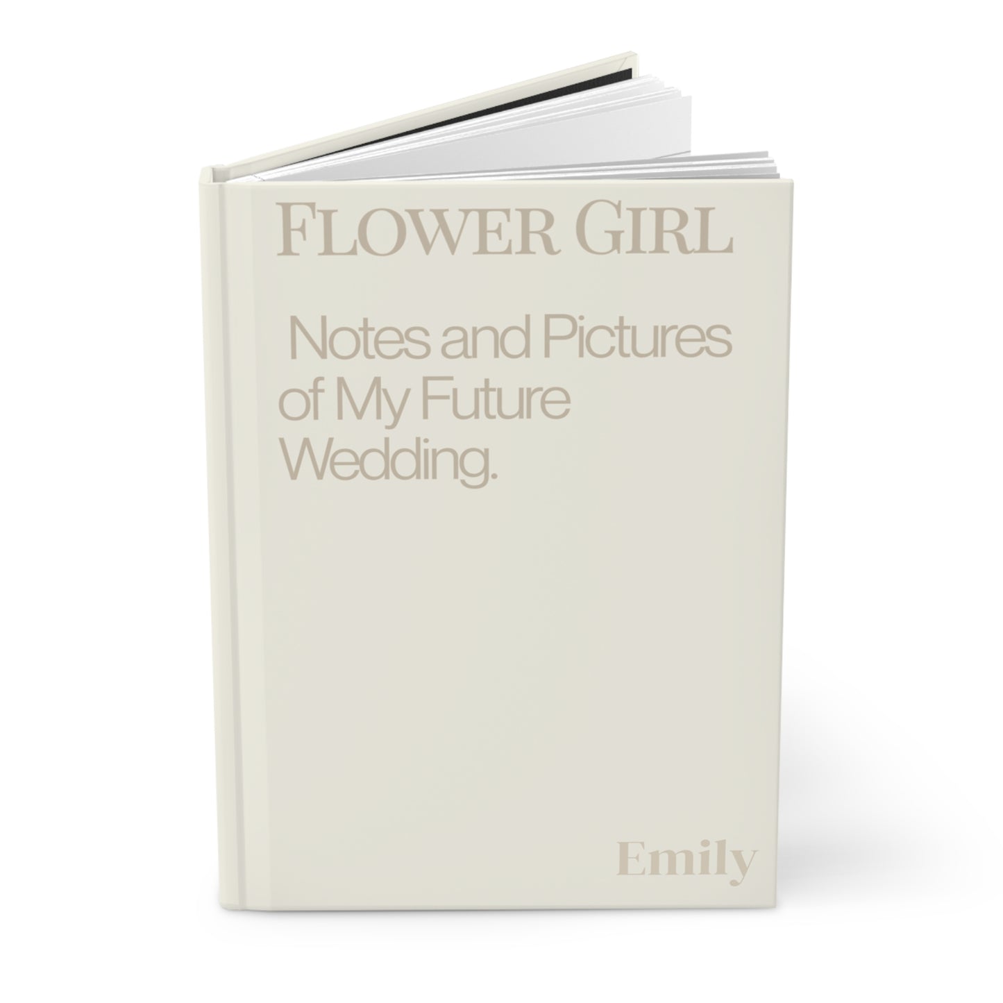 Flower Girl Journal Personalized Wedding Gift for Flower Girl Wedding Activity Book for Kids Flower Girl Proposal Gift Custom Name Journal
